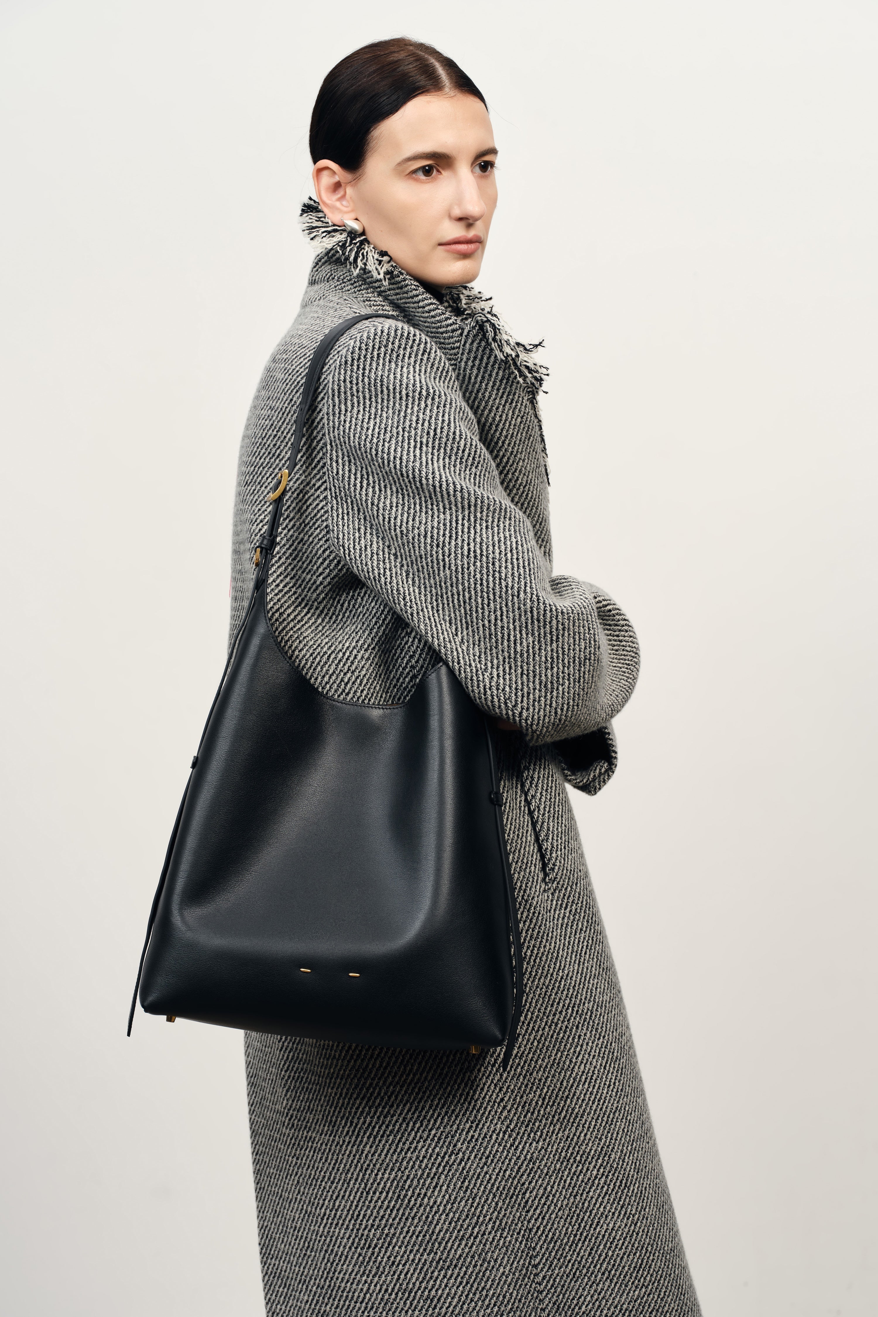 Duomo Hobo Bag Medium in Full Grain Leather