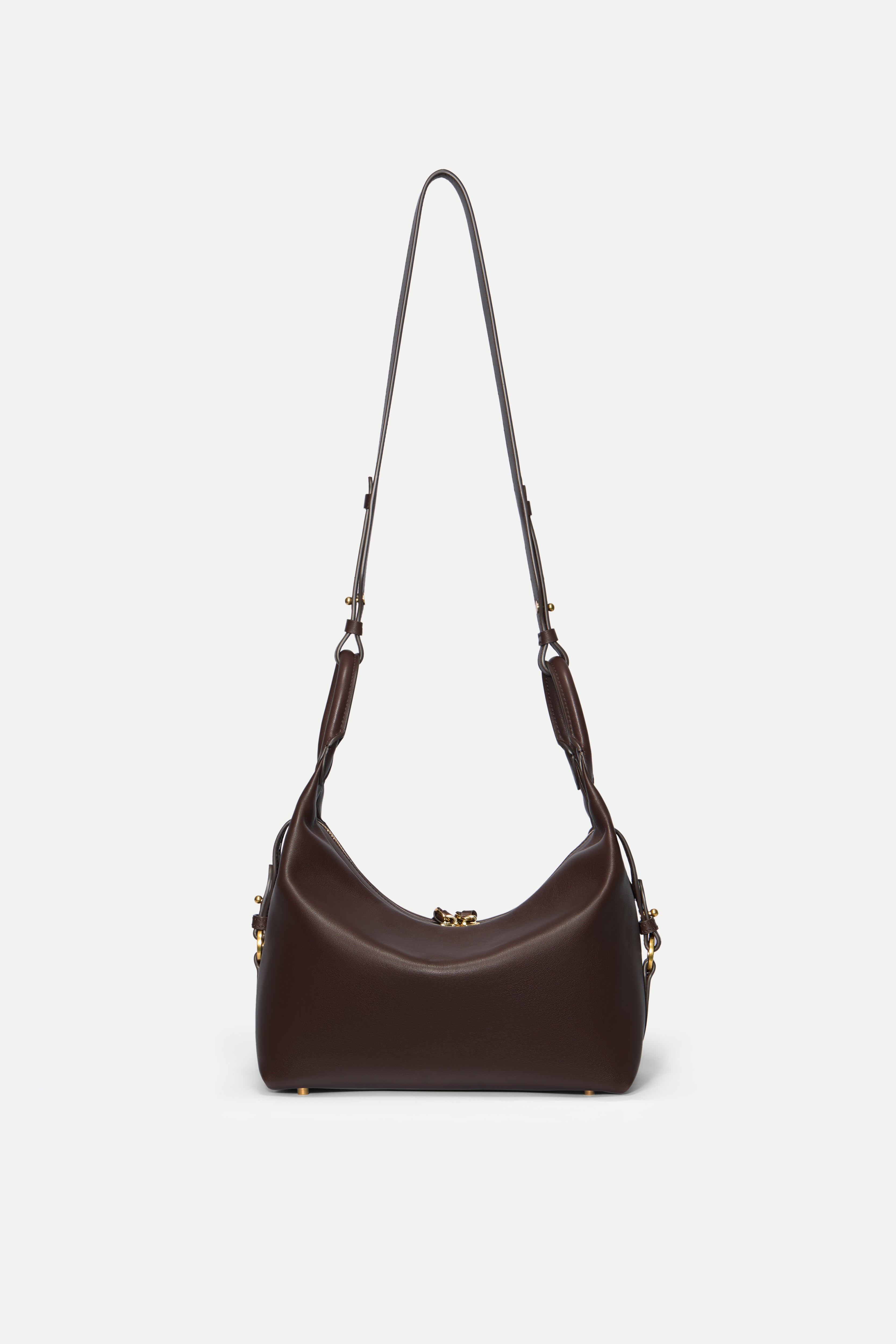Clio Slouchy Swing Bag in Smooth Top-Grain Leather