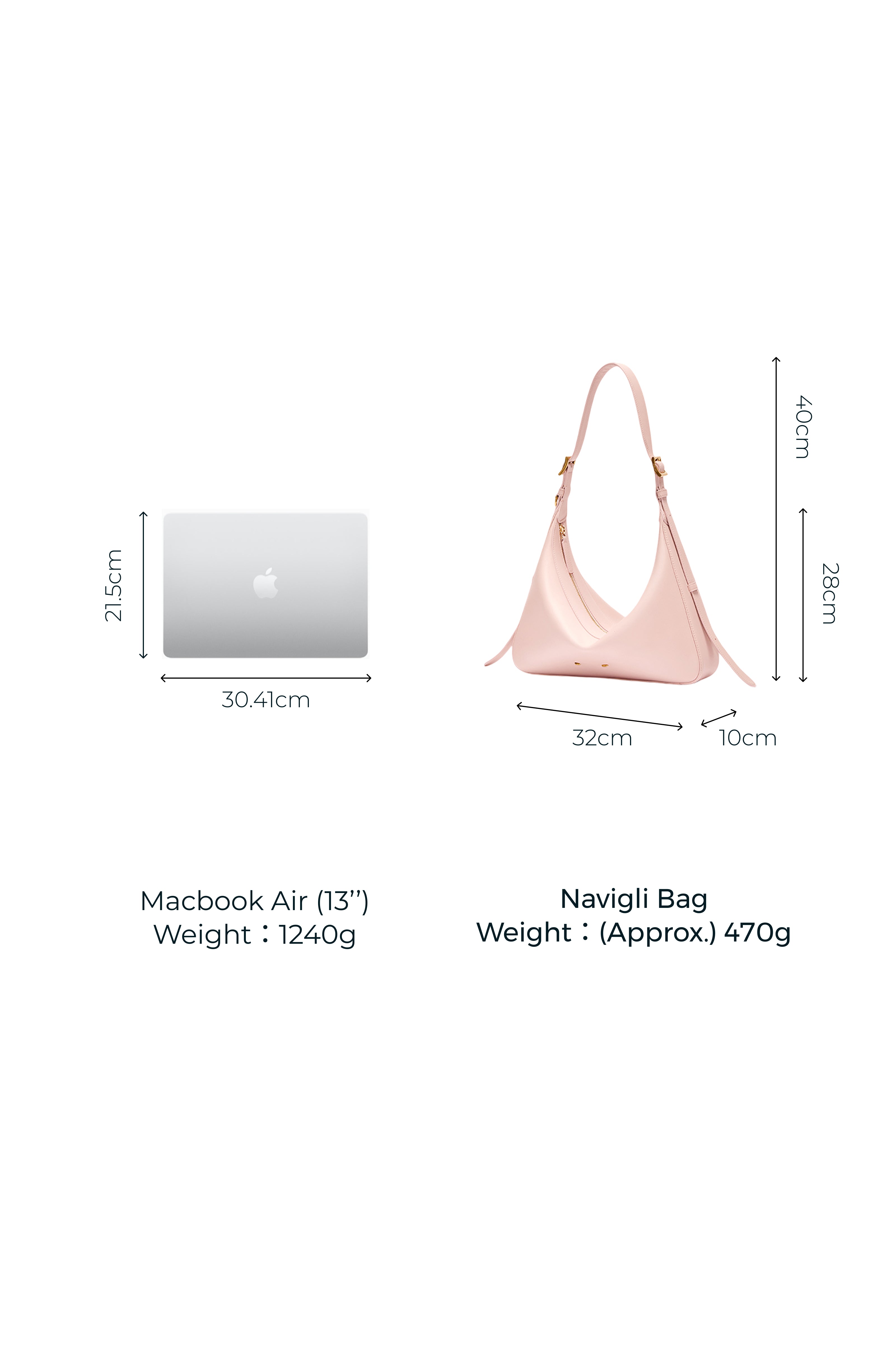 Navigli Shoulder Hobo Bag in Nappa Calfskin