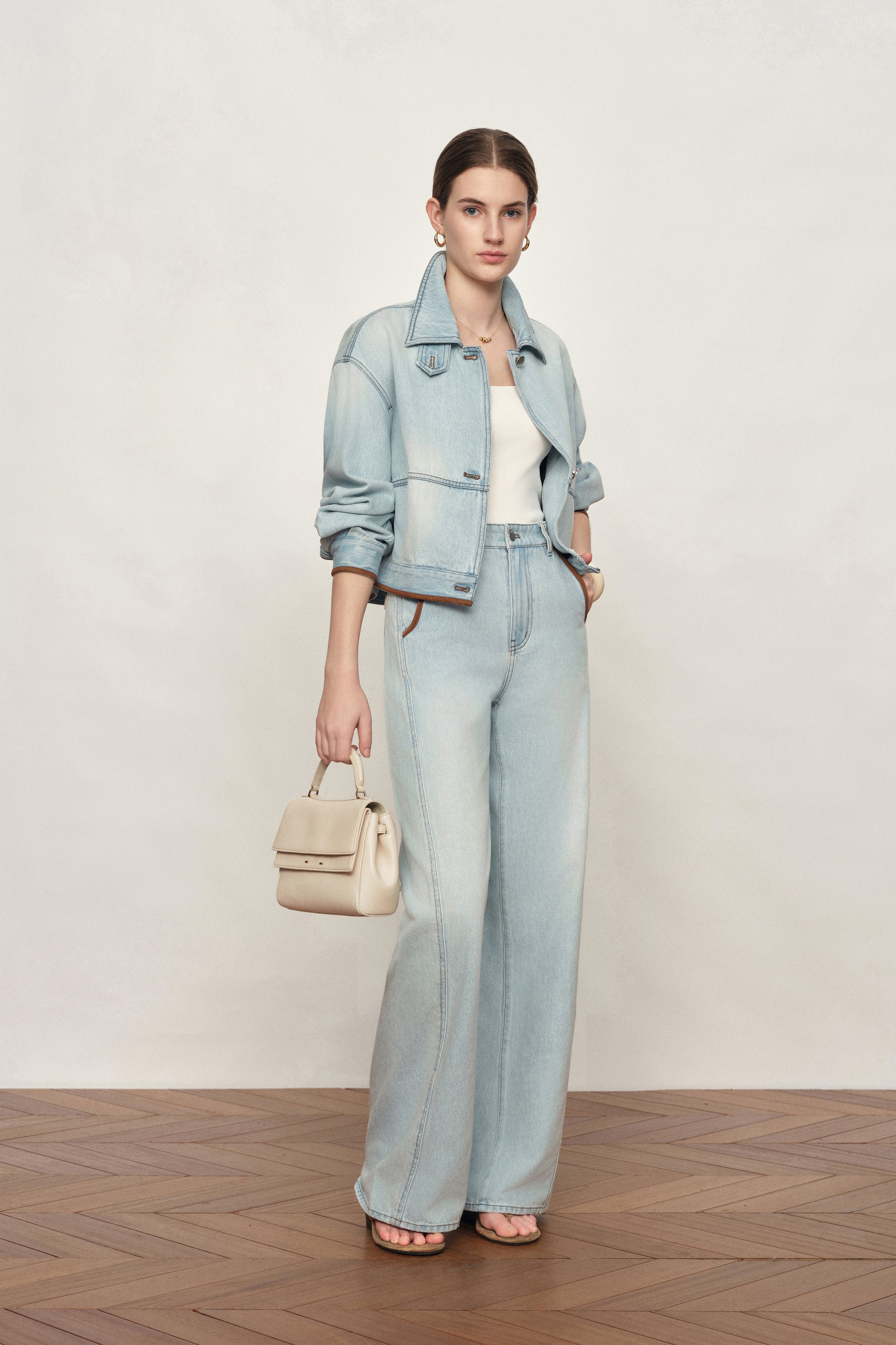 Rialto Small Handbag in Top-Grain Cowhide Leather