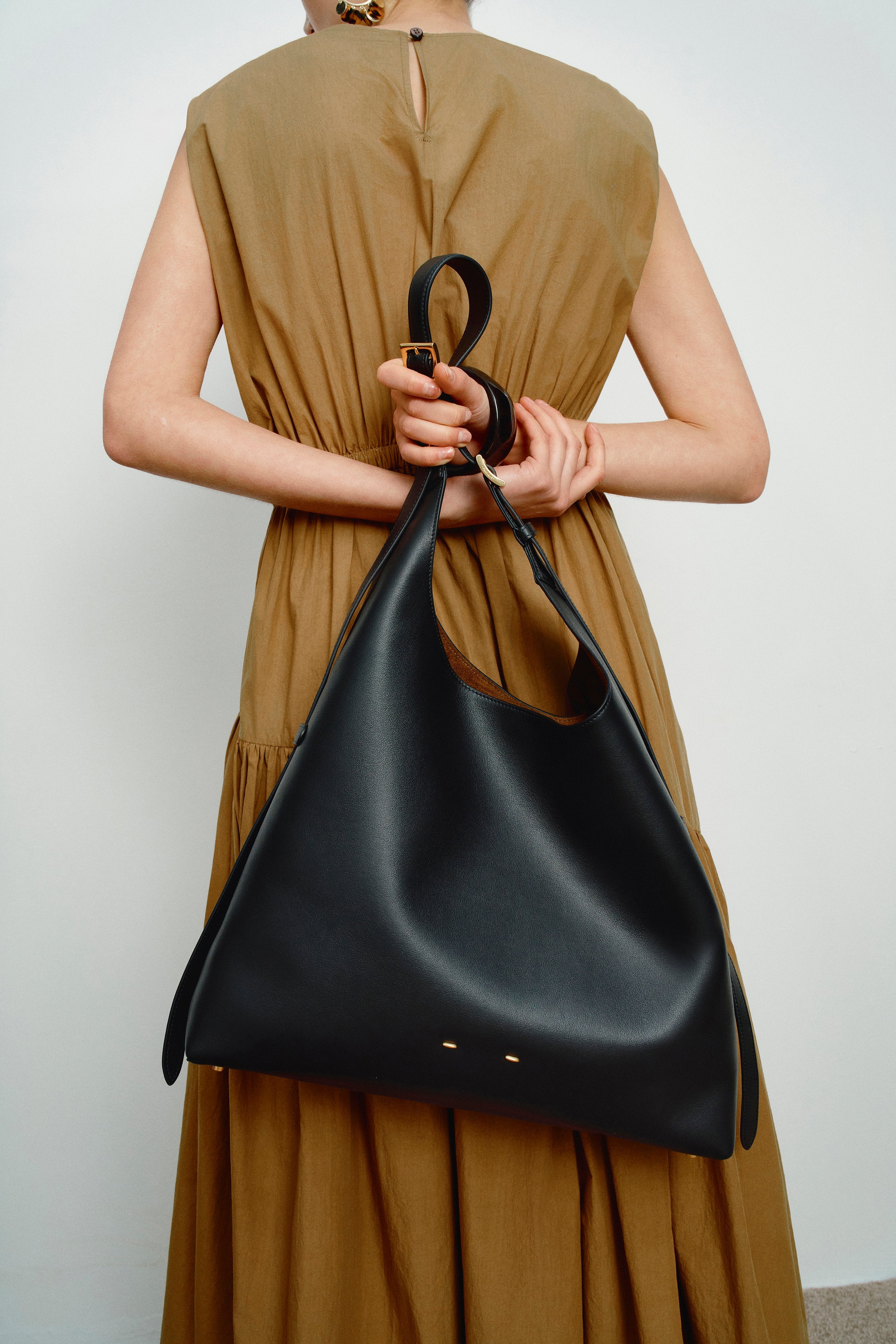 Duomo Hobo Bag Large in Nappa Leather