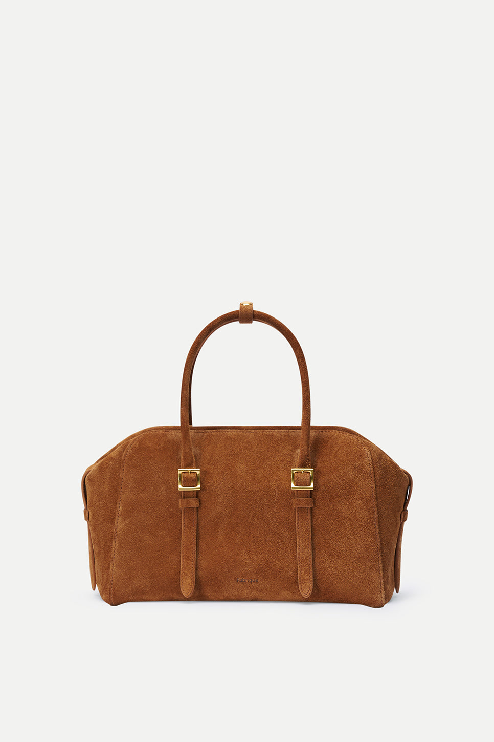 Monti Small Boston Bag in Suede