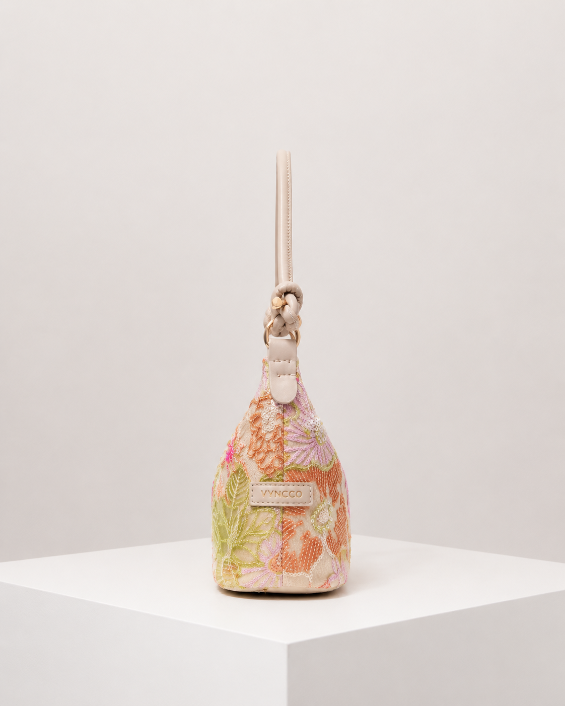 VYNCCO Floral Embroidered Shoulder Bag