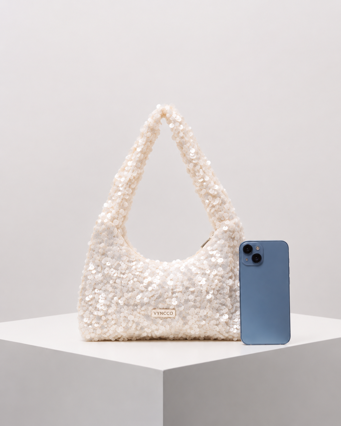 VYNCCO Sequin Shoulder Bag