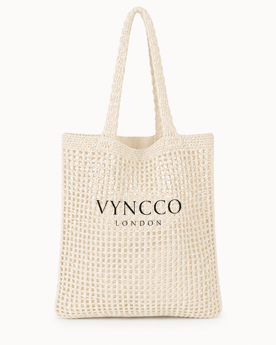 VYNCCO Open-Weave Summer Tote Bag