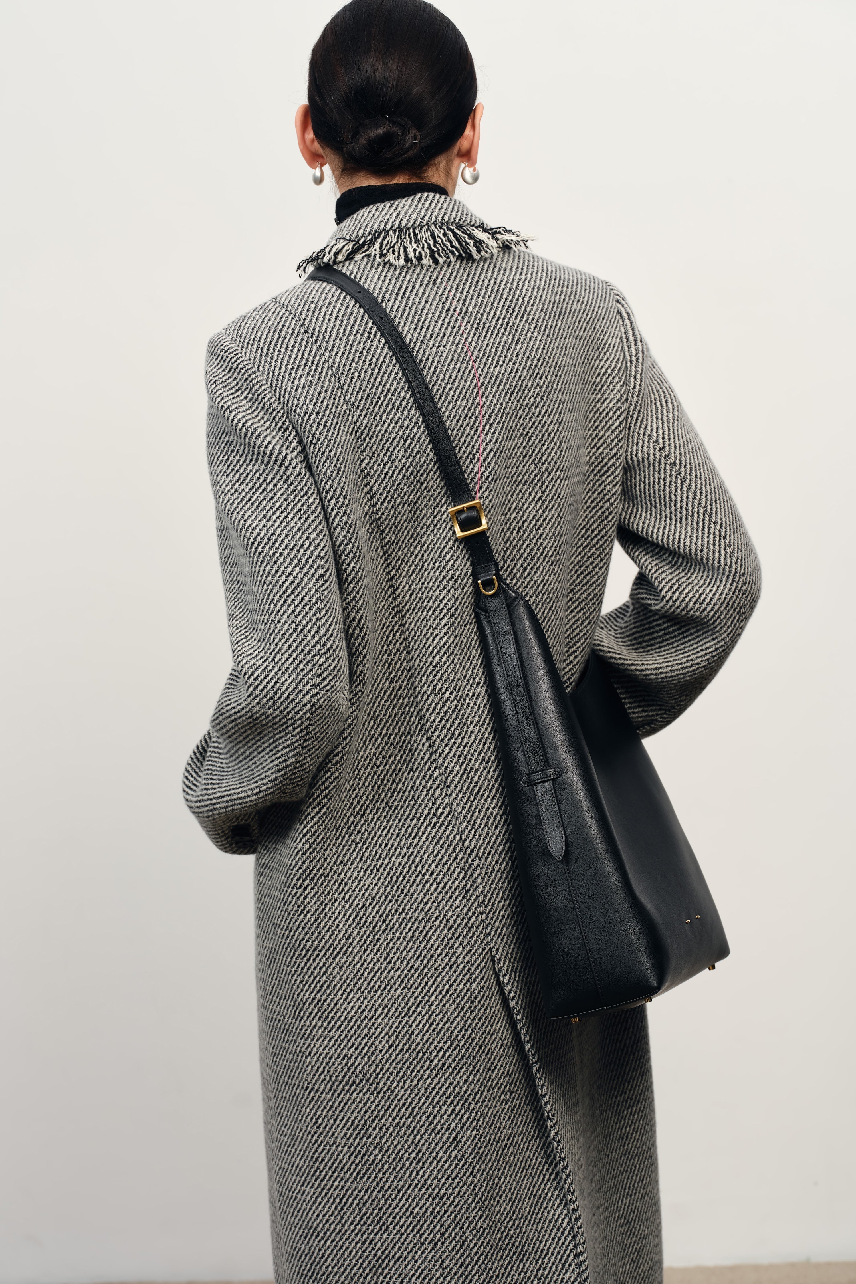 Duomo Hobo Bag Medium in Full Grain Leather