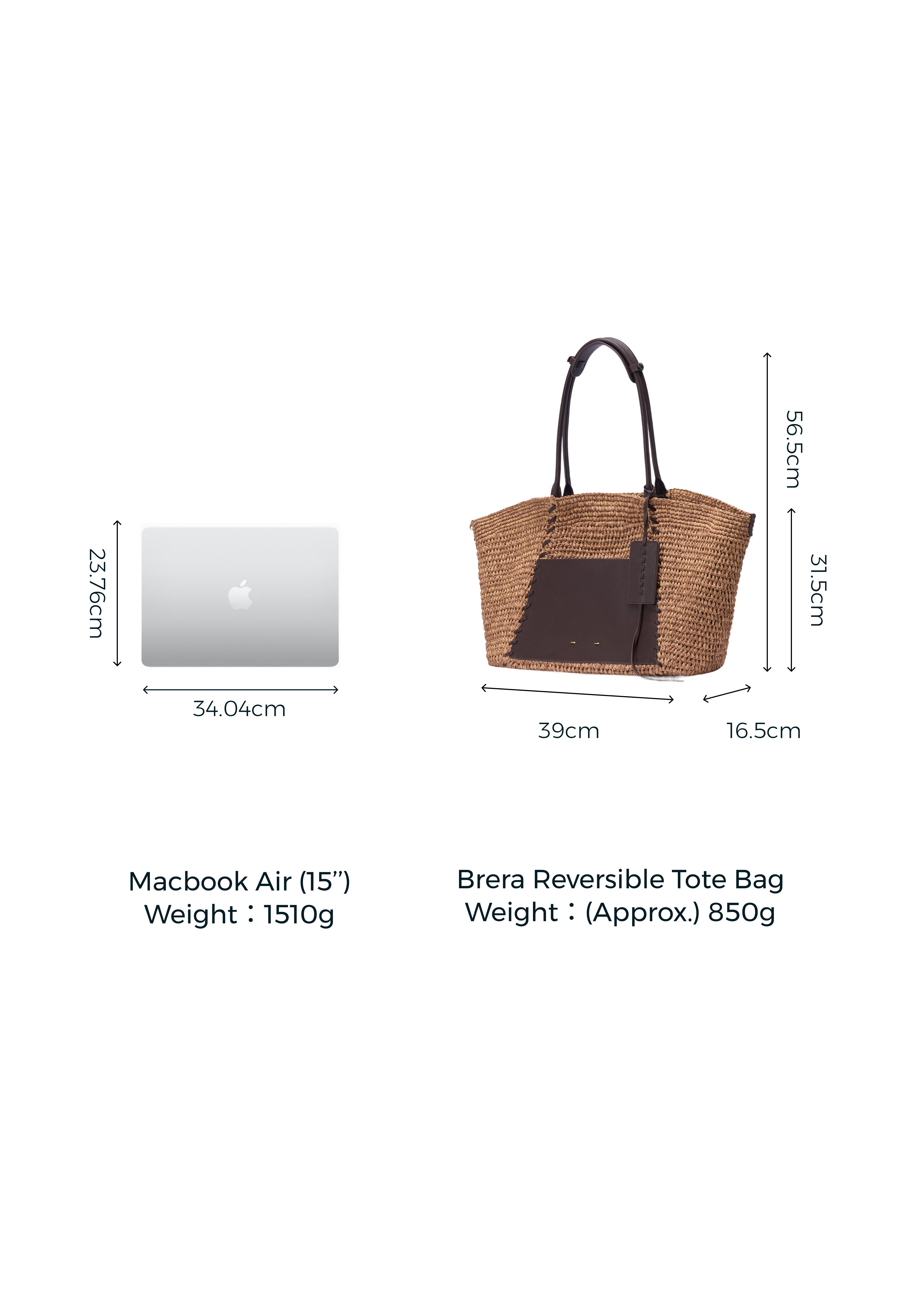 Brera Beach Large Handwoven Tote Bag
