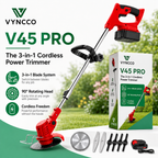 V45 PRO | The 3-in-1 Cordless Trimmer