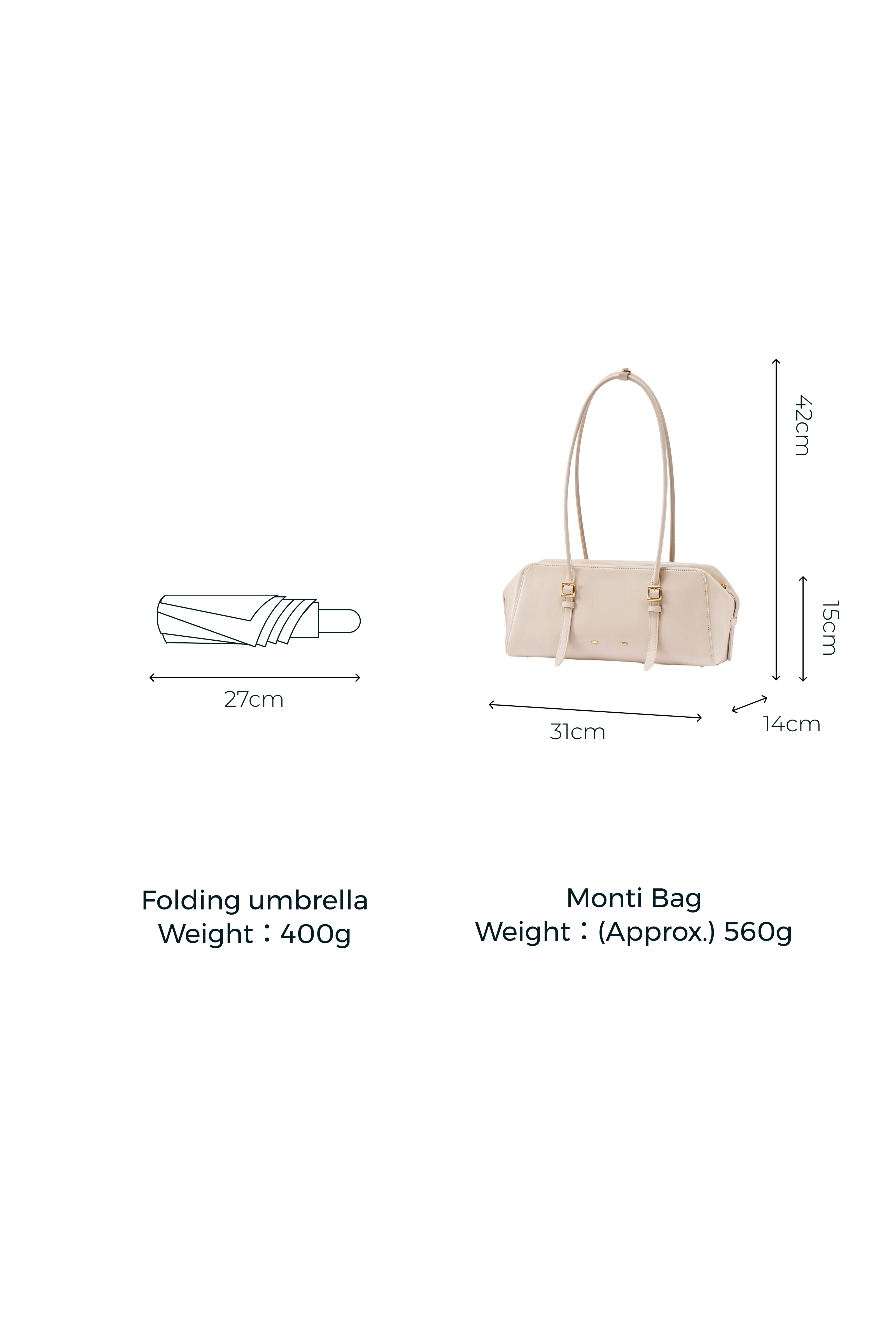 Monti East West Shoulder Bag in Oiled Waxed Top Grain Leather