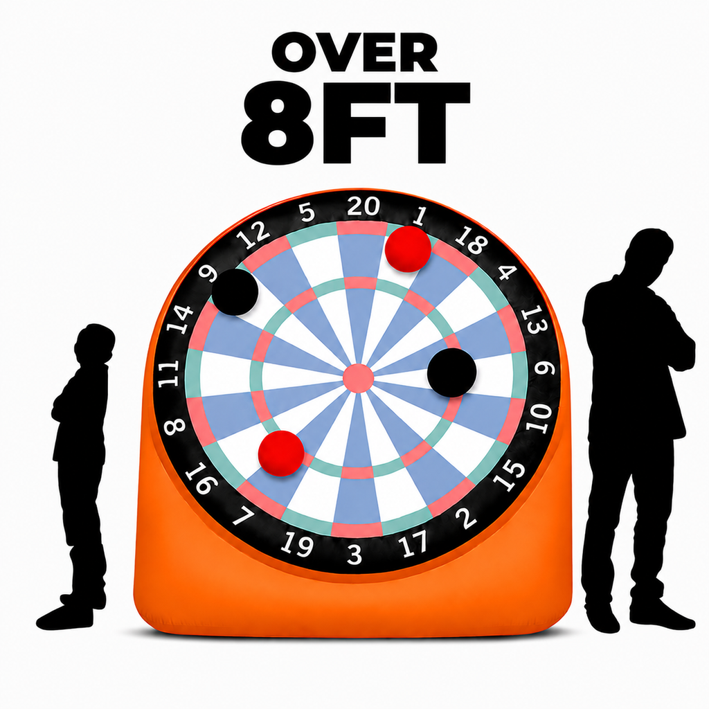 Tiro a Freccette Gonfiabile Gigante Premium (15+ Modi di Giocare)