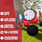 Tiro a Freccette Gonfiabile Gigante Premium (15+ Modi di Giocare)
