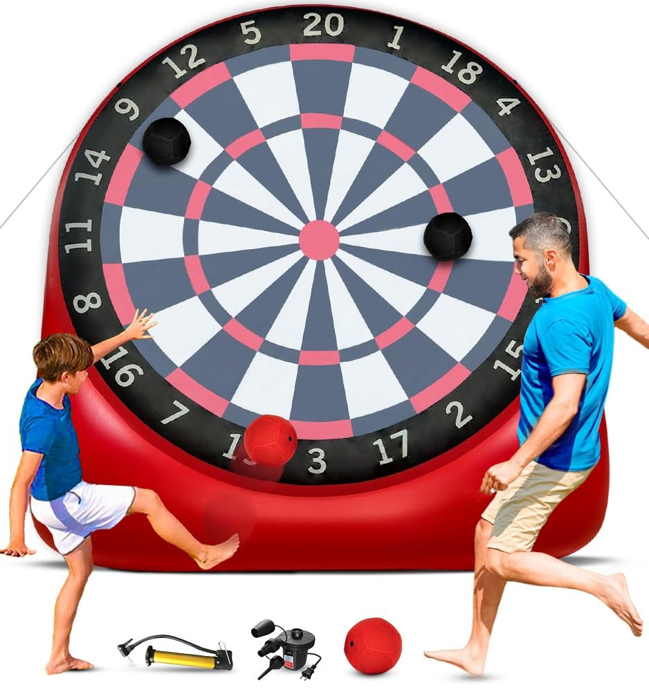 Tiro a Freccette Gonfiabile Gigante Premium (15+ Modi di Giocare)