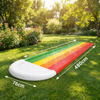 Scivolo d'Acqua Arcobaleno - Scivolo Gonfiabile da Esterno per Bambini e Famiglia